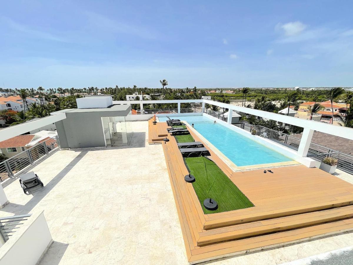 Rooftop Pool Ducassi Studio Suites Deluxe Hotel Beach Club & Spa Punta Cana Exterior foto
