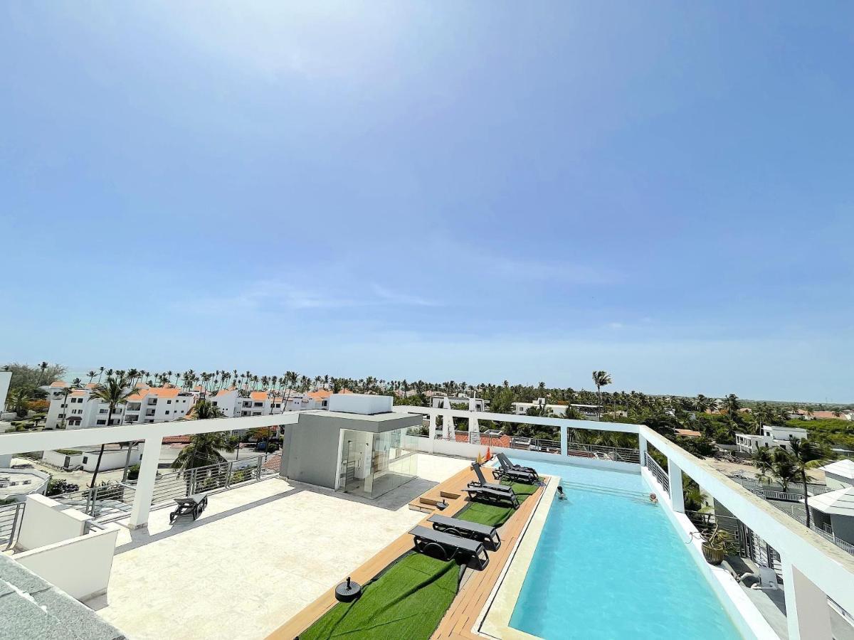 Rooftop Pool Ducassi Studio Suites Deluxe Hotel Beach Club & Spa Punta Cana Exterior foto